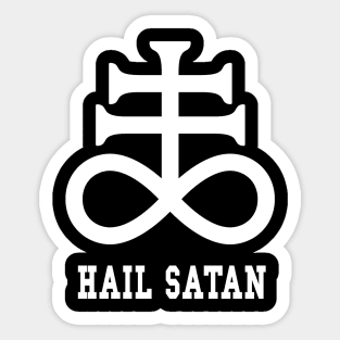 Sigil Of Leviathan Hail Satan Sticker